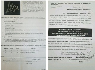 Documento em que Kamilla Fialho desiste do processo contra Lexa (Foto: Reprodução/Instagram)