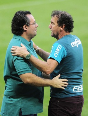 Alexandre Mattos e Cuca ainda têm futuro indefinido no Palmeiras