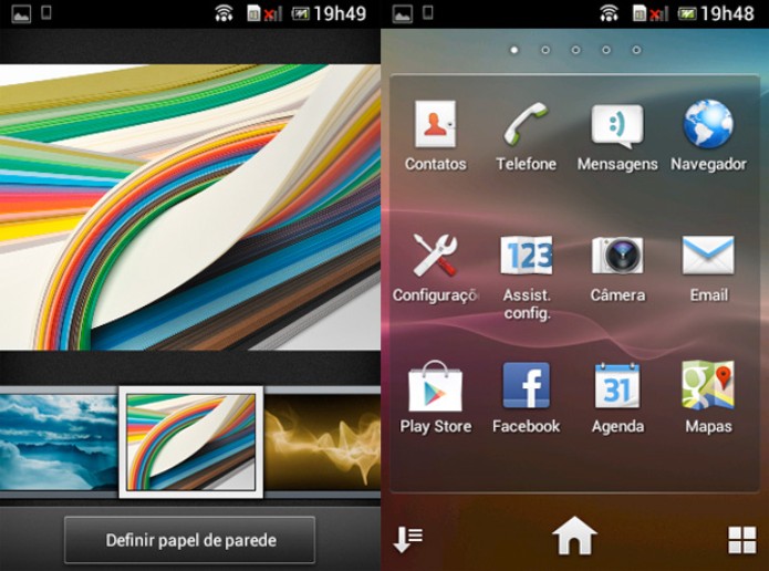 Screenshot da tela do Xperia E Dual: resolução é de apenas 320 x 480 pixels (165 ppi) (Foto: Isadora Díaz/TechTudo) Screenshot da tela do Xperia E Dual: resolução é de apenas 320 x 480 pixels (165 ppi) (Foto: Isadora Díaz/TechTudo)