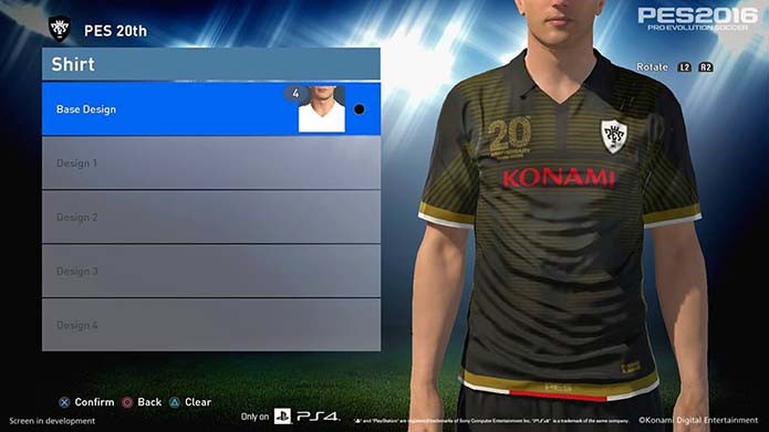 PES 2016: imagens detalham o novo modo de edição do game (Foto: Divulgação)