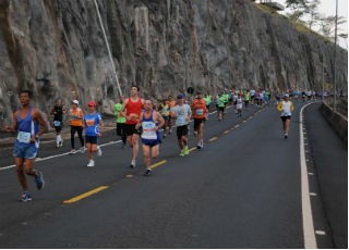 Vítima estava no 41º quilômetro da maratona quando passou mal (Foto: Divulgação/ Assessoria de Imprensa do Sesc)