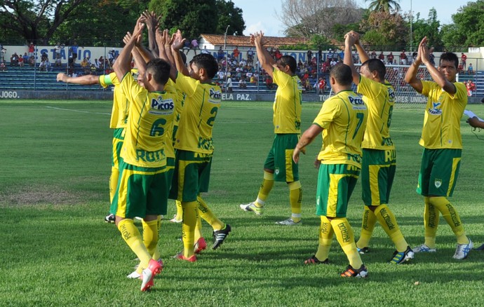 Jogadores do Picos  (Foto: Renan Morais/GLOBOESPORTE.COM)