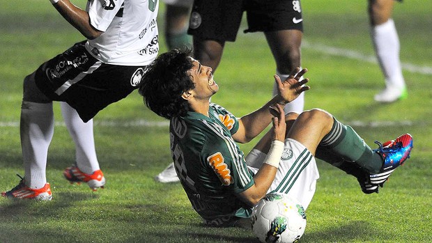 Valdivia, Palmeiras x Coritiba (Foto: Marcos Ribolli  / Globoesporte.com)