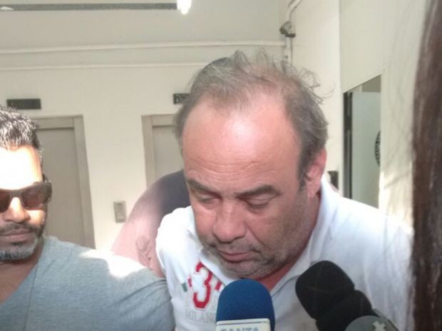 Homem acusado de matar dentista foi preso em São Paulo (Foto: Luna Oliva/G1)
