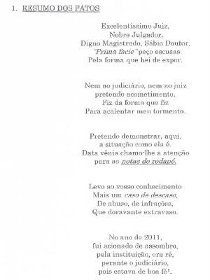 Estudante de direito de Sorocaba, SP, faz petição em versos e ganha ação (Foto: Arquivo Pessoal/Adriano Moraes)