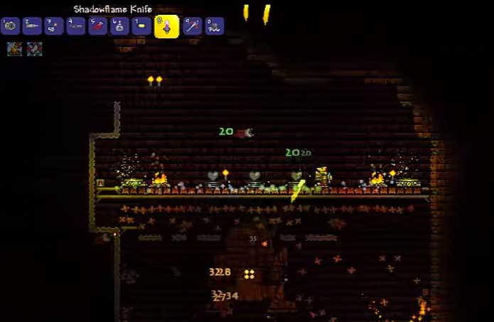 Cuidado com as fases do Golem de Terraria (Foto: Reprodução/Felipe Vinha)