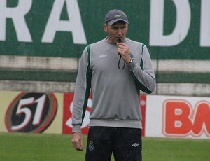 Dal pozzo chapecoense treinador técnico treino série b (Foto: Aguante Comunicação / Chapecoense)