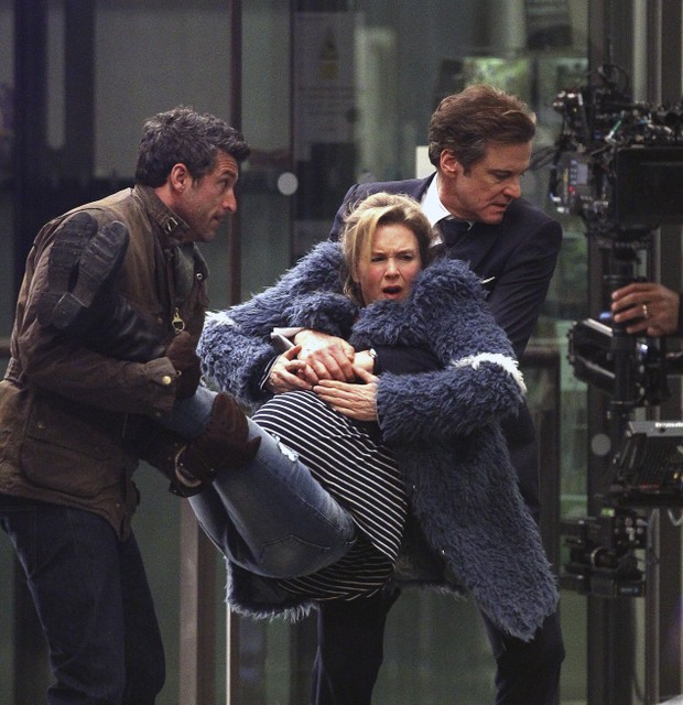 Patrick Dempsey, Renne Zellweger e Colin Firth (Foto: Grosby Group)