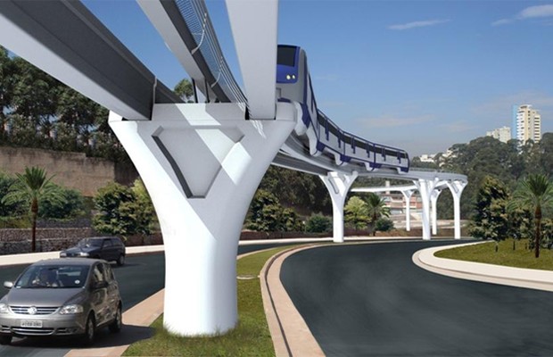 Projeto do trecho do metrô Paraisópolis (Foto: Divulgação) Projeto do trecho do metrô Paraisópolis (Foto: Divulgação)