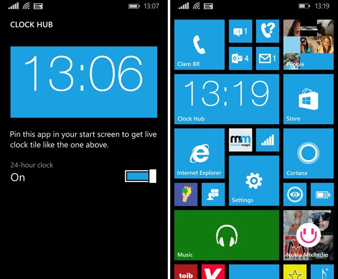 Clock Hub é coloca o relógio antes exclusivo da HTC em qualquer Windows Phone (Foto: Divulgação/Windows Phone Store)