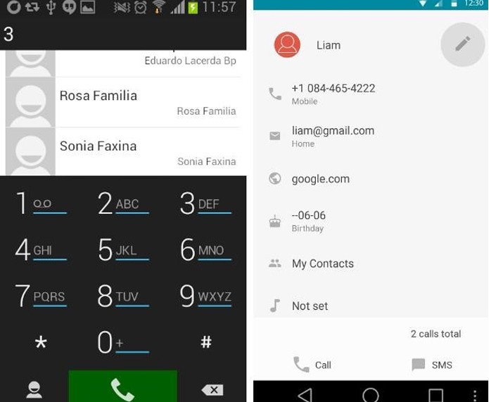 ExDialer Theme Android L