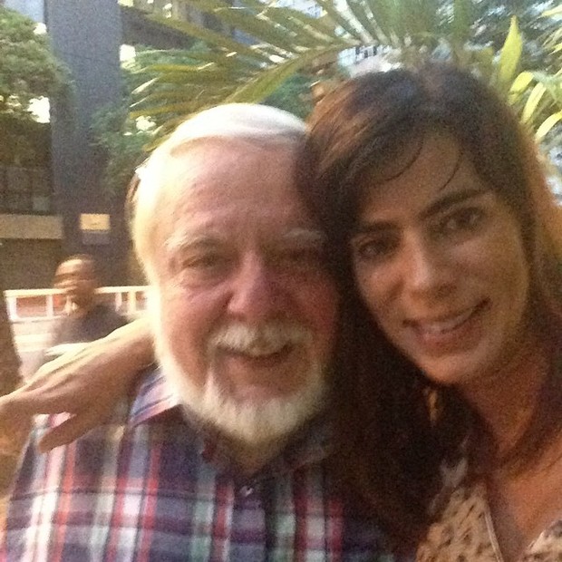 Heloisa Faissol com o pai, Olympio Faissol (Foto: Reprodu&ccedil;&atilde;o/Instagram)