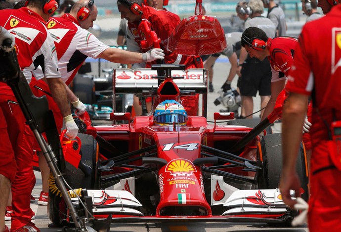 fernando alonso ferrari gp da malásia (Foto: Agência Getty Images)