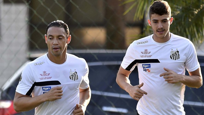 Ricardo Oliveira Gustavo Henrique Santos (Foto: Ivan Storti/Santos FC) Ricardo Oliveira Gustavo Henrique Santos (Foto: Ivan Storti/Santos FC)
