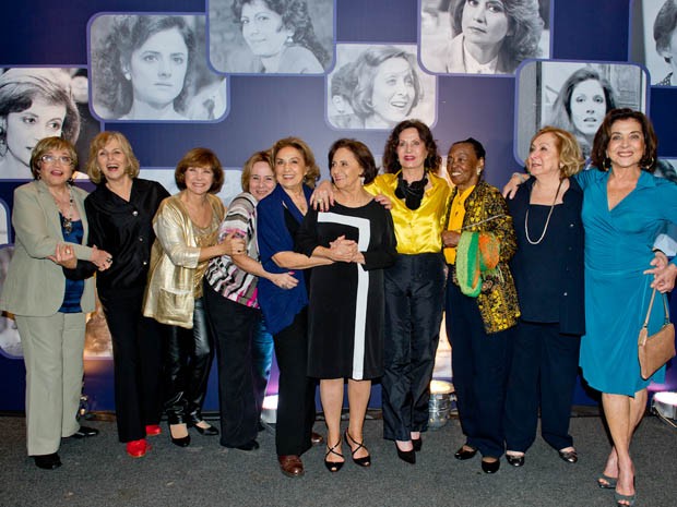 Damas da TV no evento de lançamento do programa (Foto: Mariana Viana)