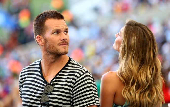 tom Brady  Gisele Bundchen alemanha x argentina copa do mundo (Foto: Getty Images)