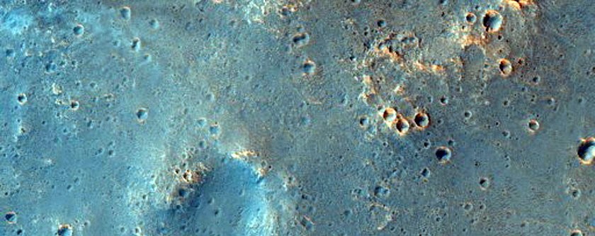 Um dos prováveis lugares de pouso da expedição europeia que planeja enviar uma sona a Marte, em 2020 (Foto: NASA/JPL/University of Arizona)