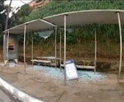 Grupo depreda e polícia atira bombas na BA (Reprodução/TV Bahia)