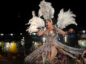 Fafá de Belém foi uma das atrações mais esperadas (Foto: Luka Santos/G1)