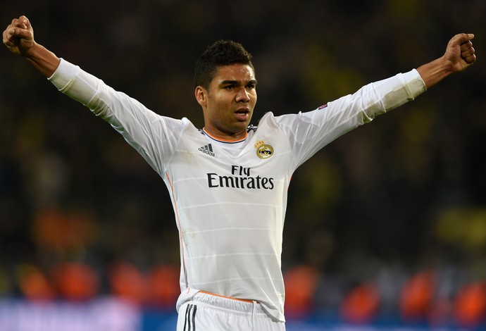 Casemiro, Borussia Dortmund x Real Madrid (Foto: AFP)