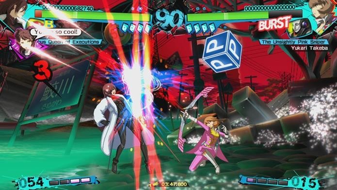 Jogabilidade frenética e bem calibrada é o grande destaque de Persona 4 Arena Ultimax (Foto: Divulgação)