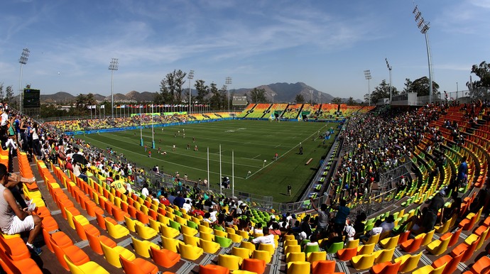 Foto panorâmica do estádio de Deodoro (Foto: David Rogers / Getty Images)