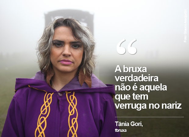 Tânia Gori, bruxa (Foto: Glauco Araújo/G1)