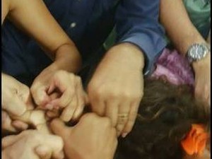 Mulher agarrou cabelos da criança de aproximadamente 3 anos (Foto: Vanessa Lima/G1 RR)