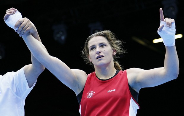 Katie Taylor boxe Irlanda (Foto: AFP) Katie Taylor boxe Irlanda (Foto: AFP)