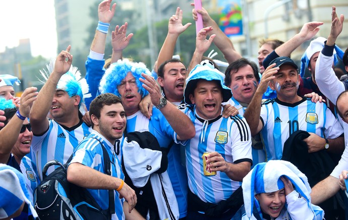 Torcida argentina (Foto: Getty Images) Torcida argentina (Foto: Getty Images)