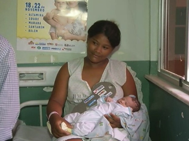 bebê marabá unicef (Foto: Reprodução/ TV Liberal)