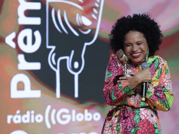 Teresa Cristina no Prêmio Rádio Globo Quem (Foto: Leo Lemos/Ed. Globo)