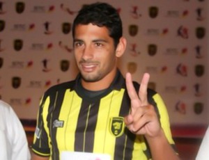 Diego Souza Al Ittihad (Foto: Reprodução / Twitter) Diego Souza Al Ittihad (Foto: Reprodução / Twitter)