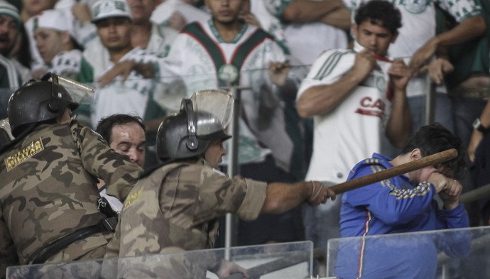 palmeiras x cruzeiro confusão (Foto: Thomas Santos/Estadão Conteúdo)
