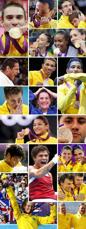 Brasil termina a Olimpíada na  22ª colocação, com 17 medalhas (Reuters, AFP e AP)
