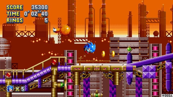 Sonic Mania (Foto: Divulgação/SEGA) Sonic Mania (Foto: Divulgação/SEGA)
