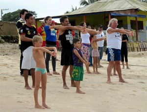Natação no Mar, turma do Conde (Foto: Divulgação / Prefeitura do Conde) Natação no Mar, turma do Conde (Foto: Divulgação / Prefeitura do Conde)