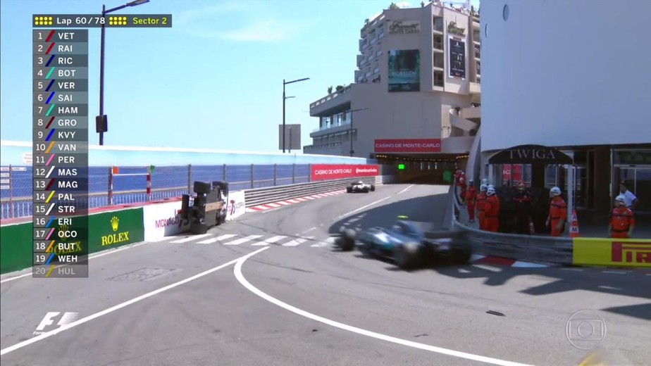 Que susto! Sauber de Wehrlein fica de lado em acidente inusitado em Mônaco