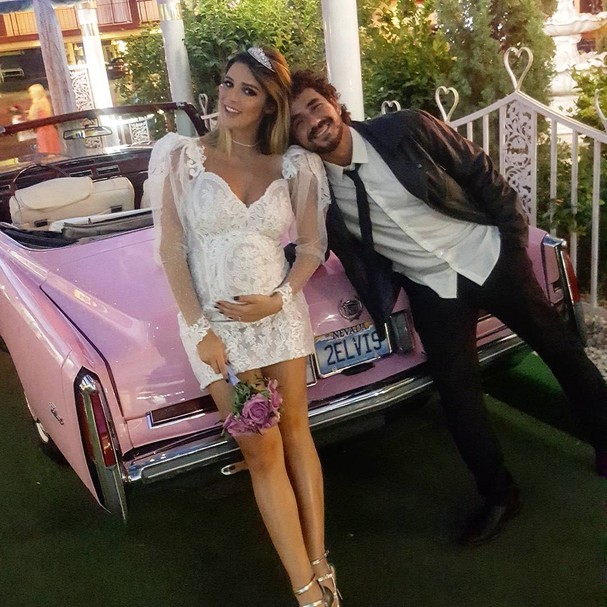 Rafa Brites e Felipe Andreoli em Las Vegas (Foto: Reprodução/Instagram)