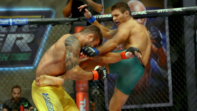 Márcio Lyoto x Ricardo Demente TUF Brasil (Foto: Reprodução/TV Globo)