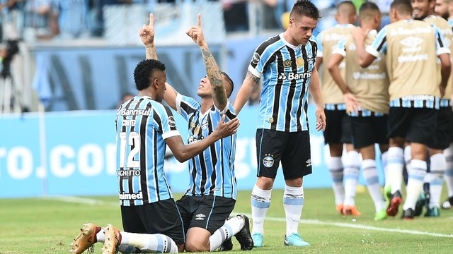 Gre-Nal 414 Arena Gauchão Grêmio gol Jael (créditos: Wesley Santos/Agência PressDigital)