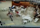 Vídeo mostra correria após lutador de MMA ser baleado (Reprodução)