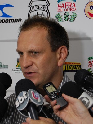 Luciano Silva, técnico do Treze (Foto: Silas Batista / Globoesporte.com/pb)