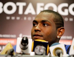 Jobson durante coletiva do Botafogo (Foto: André Casado / Globoesporte.com) Jobson durante coletiva do Botafogo (Foto: André Casado / Globoesporte.com)