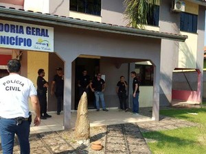 Operação investiga fraude em licitação (Foto: Polícia Civil/ Divulgação) Operação investiga fraude em licitação (Foto: Polícia Civil/ Divulgação)