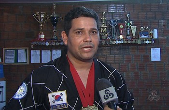 Levy Azevedo taekwondo acre (Foto: Reprodução/TV Acre)