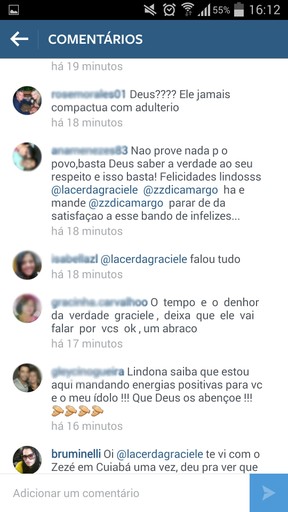 Graciele responde crítica (Foto: Instagram / Reprodução)