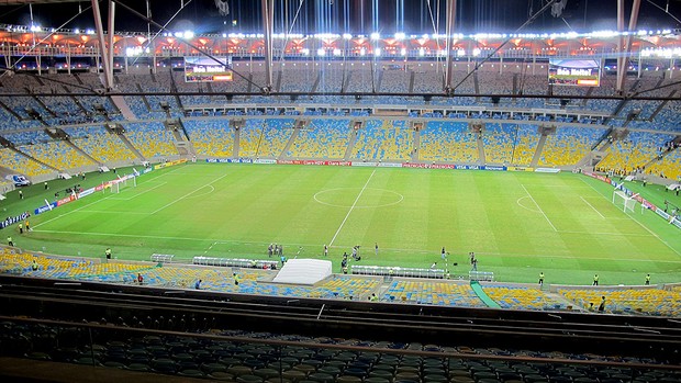 estádio maracanã botafogo e Atlético-mg copa do Brasil (Foto: André Casado)