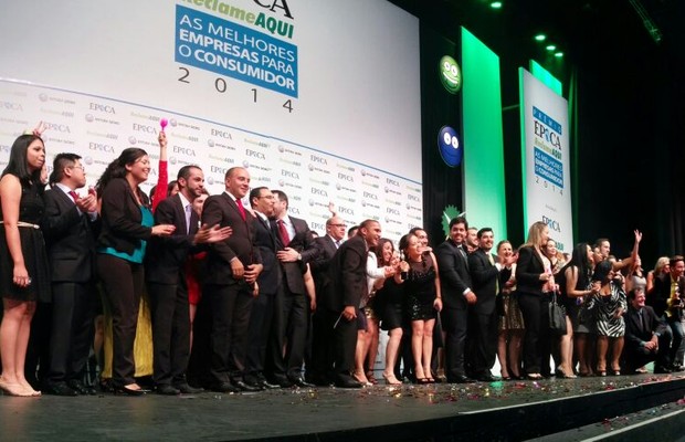 Todos os vencedores do Prêmio Época ReclameAqui - As Melhores Empresas para o Consumidor (Foto: Alexandre Mansur)