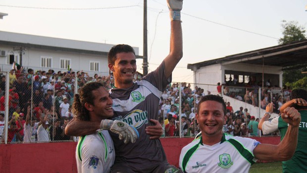 Jogadores do Paragominas comemoram a vaga na final da Segundinha (Foto: Antonio Cícero / Colaborativo) Jogadores do Paragominas comemoram a vaga na final da Segundinha (Foto: Antonio Cícero / Colaborativo)